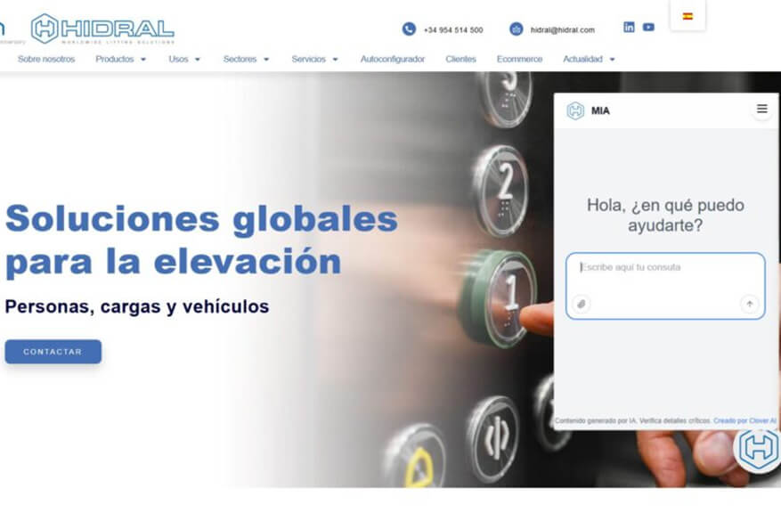 Hidral accélère sa transformation digitale avec le lancement de MIA, son assistant intelligent dédié aux professionnels du levage
